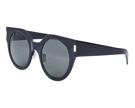 yves saint laurent sunglasses sl 185 slim|Saint Laurent SL185 SLIM 001 Round Sunglasses.